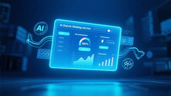 AIを活用したウェブサイト構築サービス：未来はここにある。