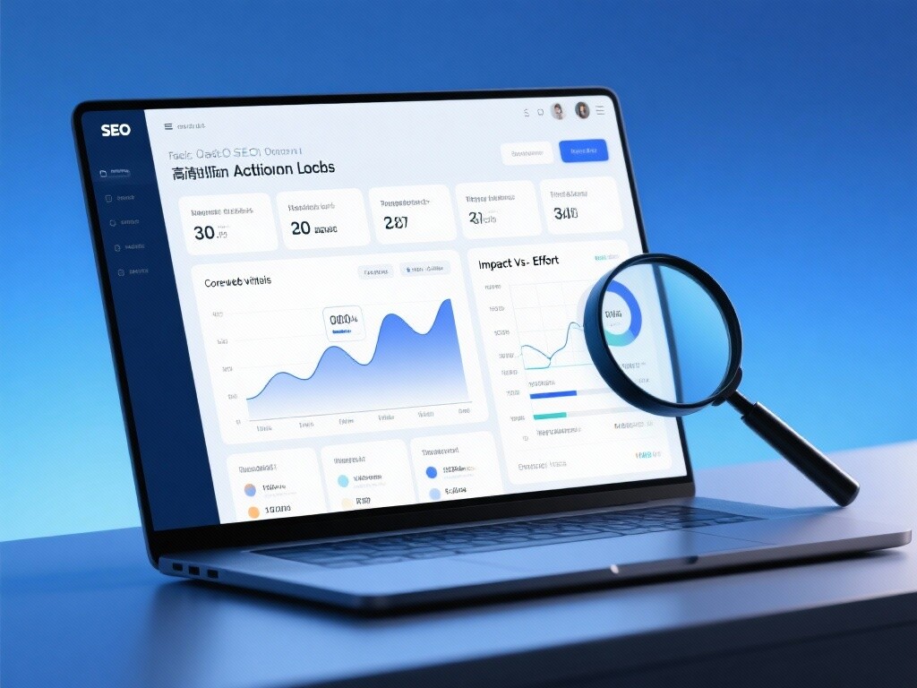 迅速SEO最適化：優先度の高いアクションリスト、30日以内にトラフィック、ランキング、コンバージョン率の指数関数的成長を実現