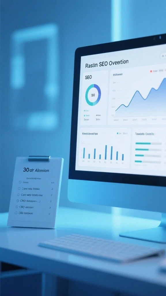 迅速なSEO最適化：30日以内にトラフィック、ランキング、コンバージョンを飛躍的に向上させるための優先順位の高いアクションリスト。