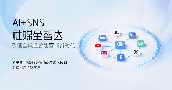 AI+SNSソーシャルメディア全智能到達運用システム AI+SNSソーシャルメディア全智能到達運用システム