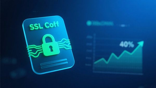 外国貿易独立系サイトの直帰率が40％低下したことを受け、SSL証明書を有効化