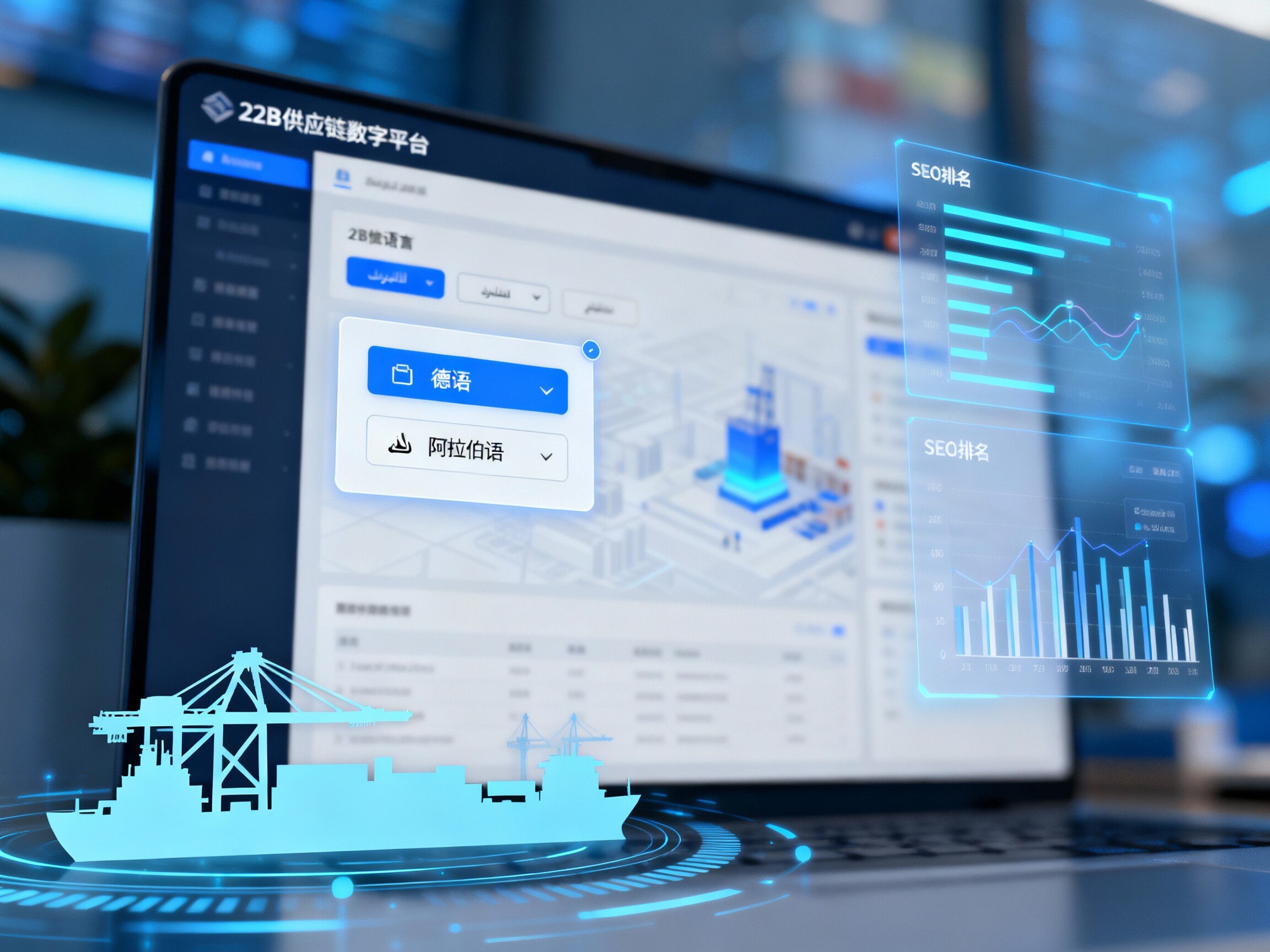多言語ウェブサイト寧波会社：世界クラスの港を結び、B2Bグローバルサプライチェーンのデジタル権威を構築！