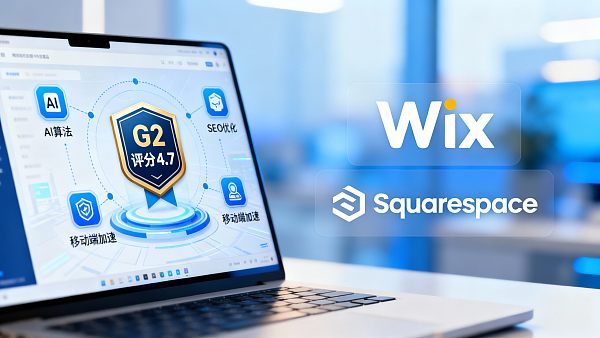 G2 易营宝评分4.7！对比Wix和Squarespace值不值？