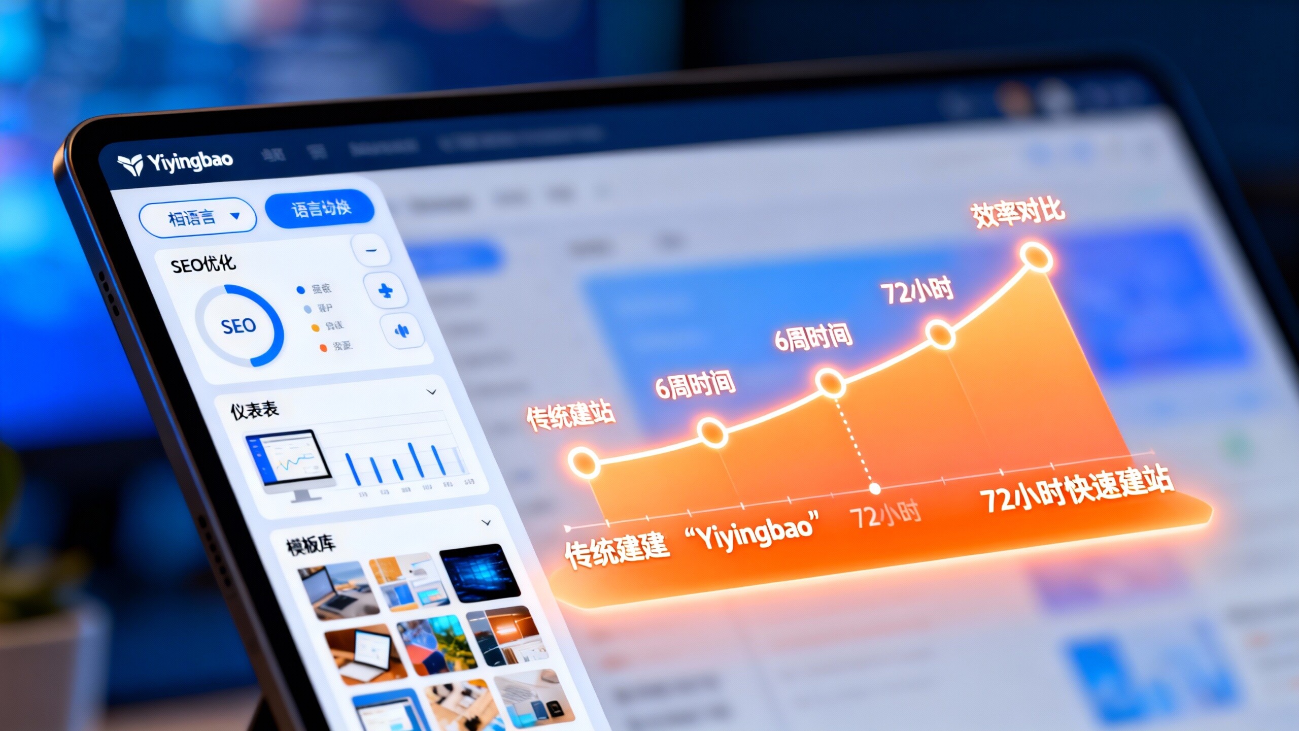 Yiyingbao対伝統的なウェブサイト構築：中小企業のウェブサイト構築の効率にどれほどの違いがあるか？