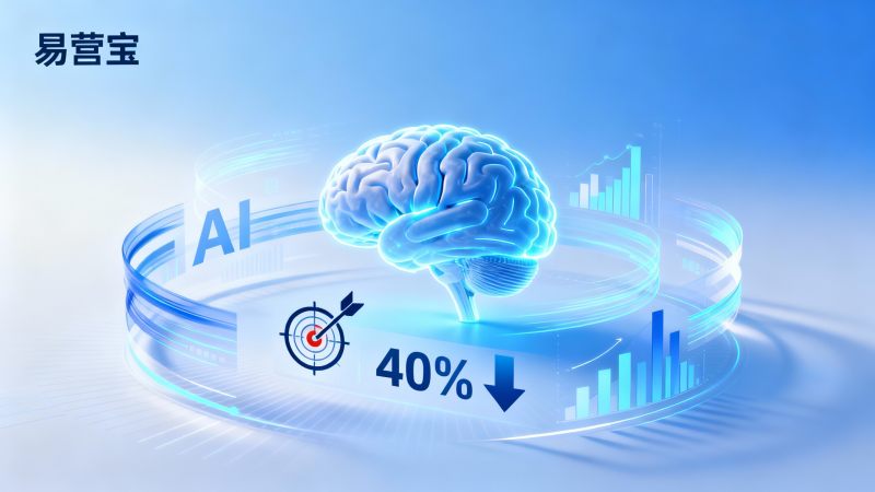 広告費即時40%削減：易営宝AI広告システムがリアルタイム最適化をサポート、高意向バイヤーを的確にターゲット