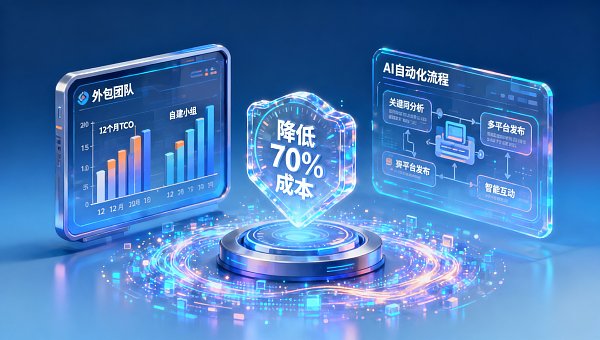 SNS運用のコスト削減方法は？アウトソーシングチームと自社チームの12ヶ月TCO比較モデル