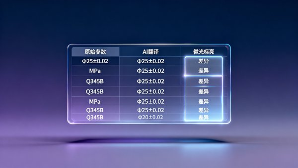 易营宝AI翻译引擎效果在技术参数表场景中如何?对比人工翻译,单位符号、公差范围、材料代号的保留准确率 易营宝AI翻译引擎效果在技术参数表场景中如何?对比人工翻译,单位符号、公差范围、材料代号的保留准确率