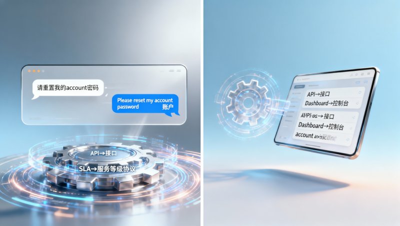 カスタマーサポートの対話においてAI翻訳によるリアルタイム翻訳を使用する場合、中国語と英語が混在する状況下で、専門用語の一貫性をどのように確保すればよいでしょうか？