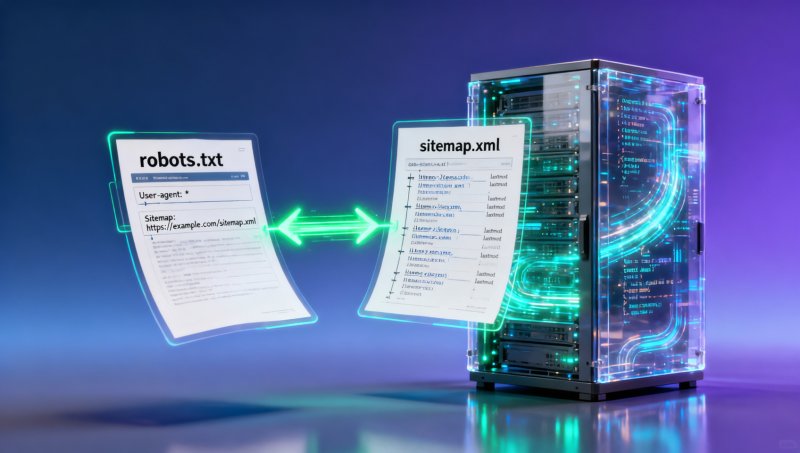 ウェブサイトのデザイン見積もりには「SEOの基本設定」が含まれていますが、robots.txtとsitemap.xmlは実際に連携されているのでしょうか？