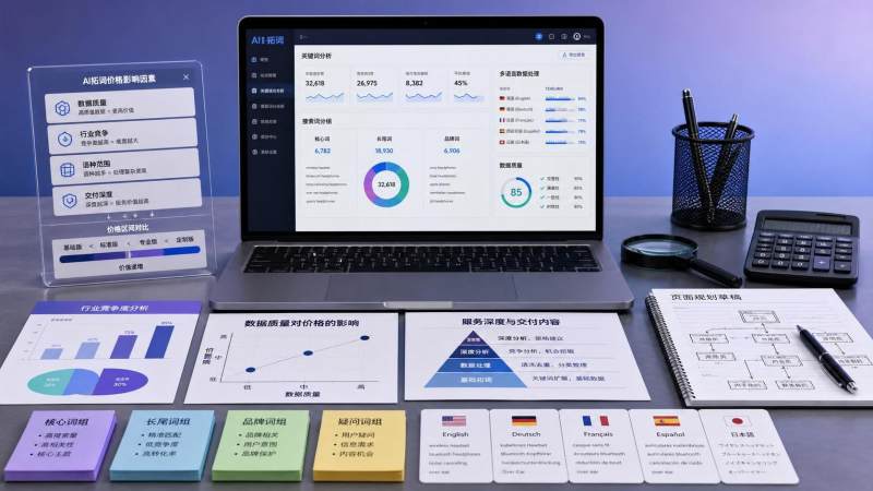 AIによるキーワード展開の価格はどのような要因に左右されるのか