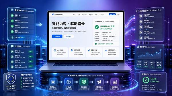 欧盟AI内容标注新规10月生效,B2B营销合规要求收紧 欧盟AI内容标注新规10月生效,B2B营销合规要求收紧