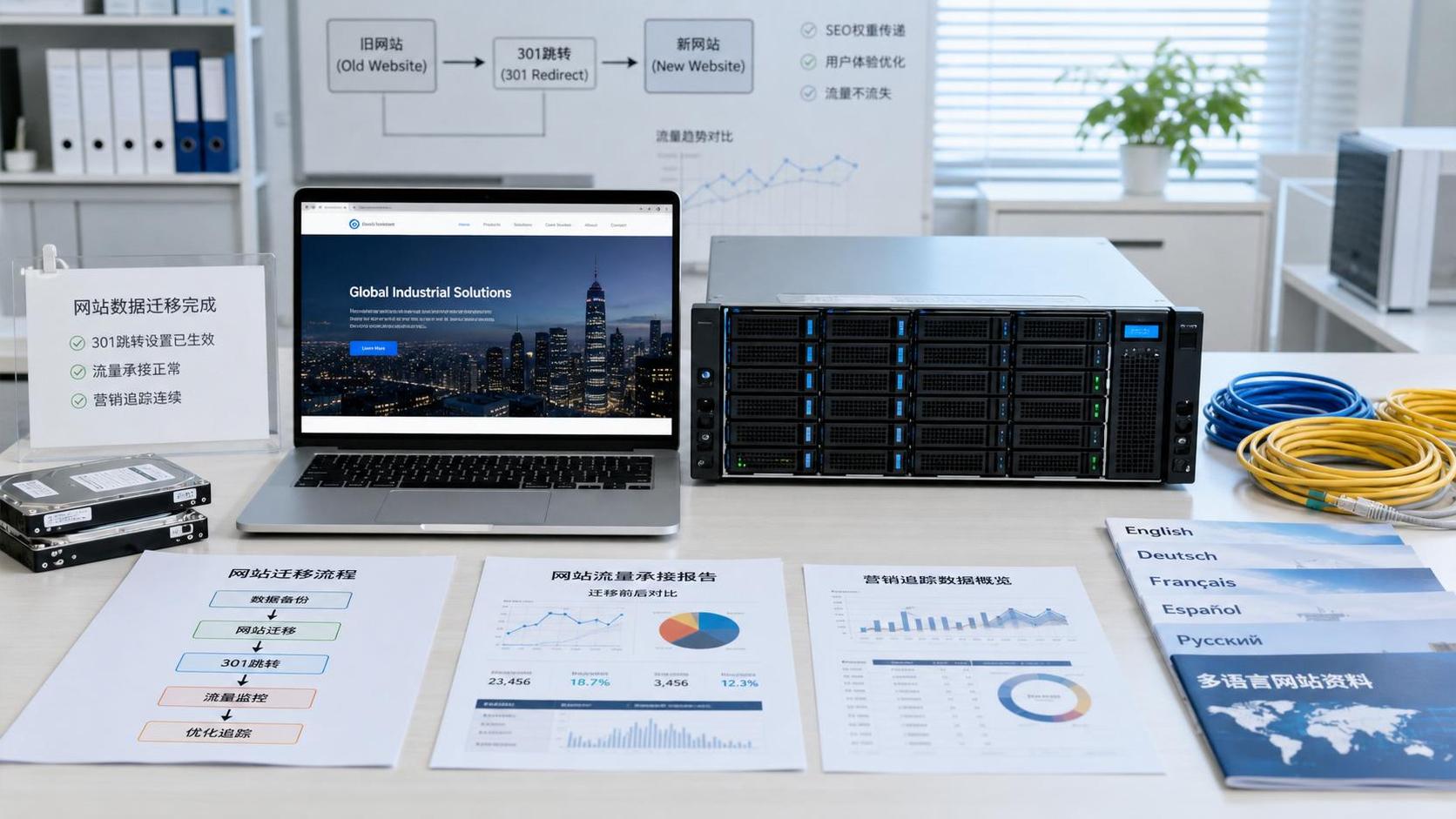 越境サイト公開後、データを新システムへどう移行するか？流入を失わない運用手順