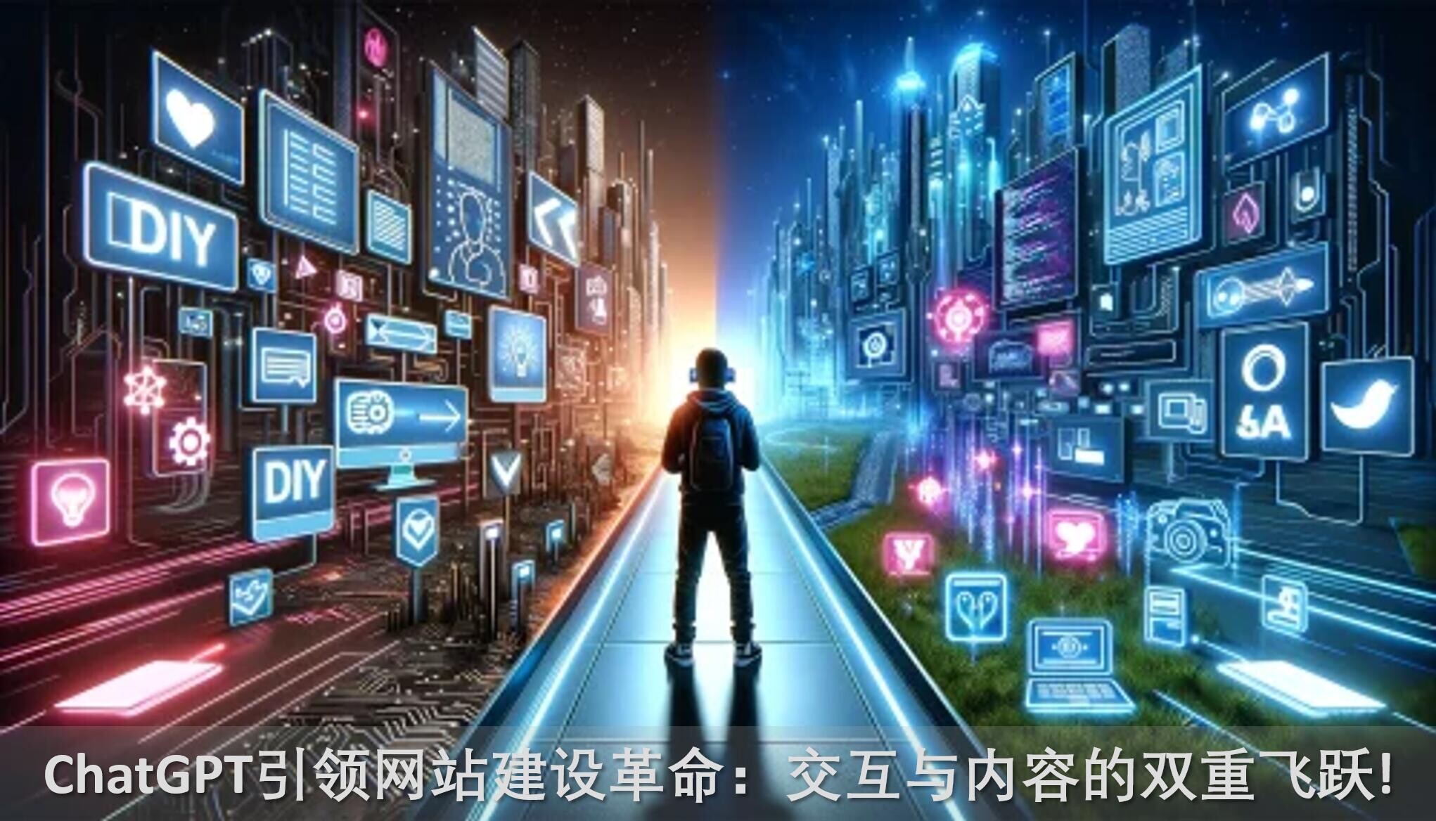 웹사이트 구축의 혁신을 이끄는 ChatGPT: 상호작용과 콘텐츠의 두 배 도약