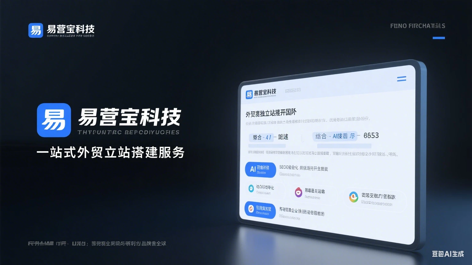 대외 무역 독립 웹사이트 구축: 왜 당사를 선택해야 할까요?