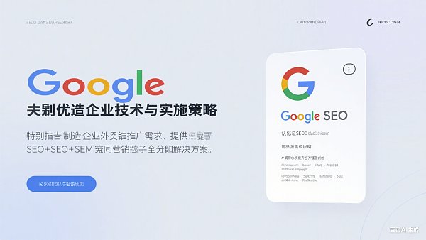 谷歌SEO认证优化：让您的网站在竞争中脱颖而出