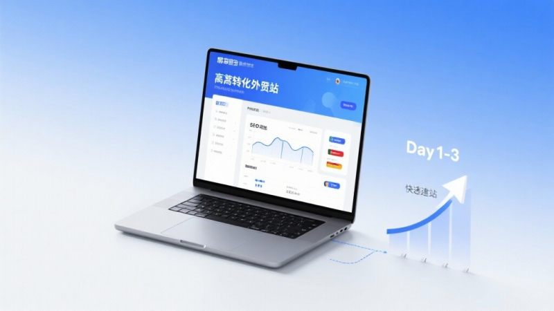 고객 사례: 어떻게 이영보를 이용해 3일 안에 고전환율 외貿 사이트를 구축할까?