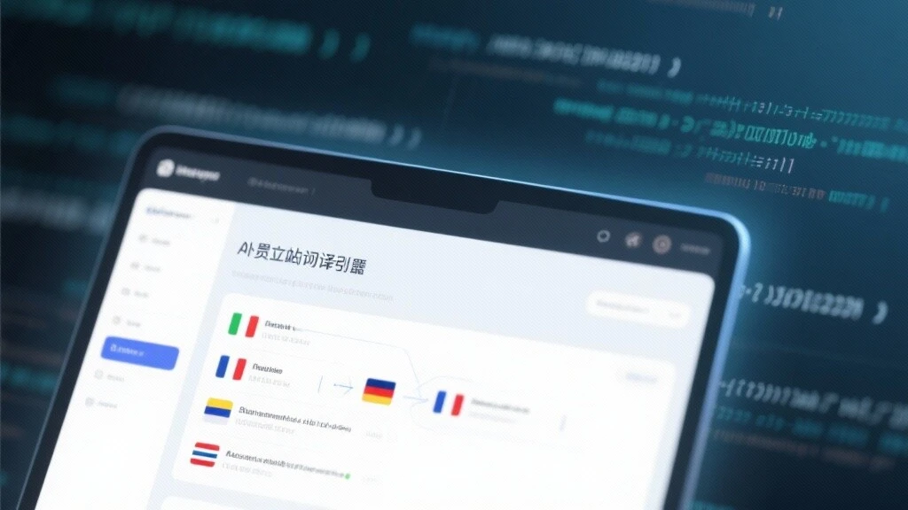 AI 번역 엔진으로 외贸 독립 사이트 다국어 운영 가속화