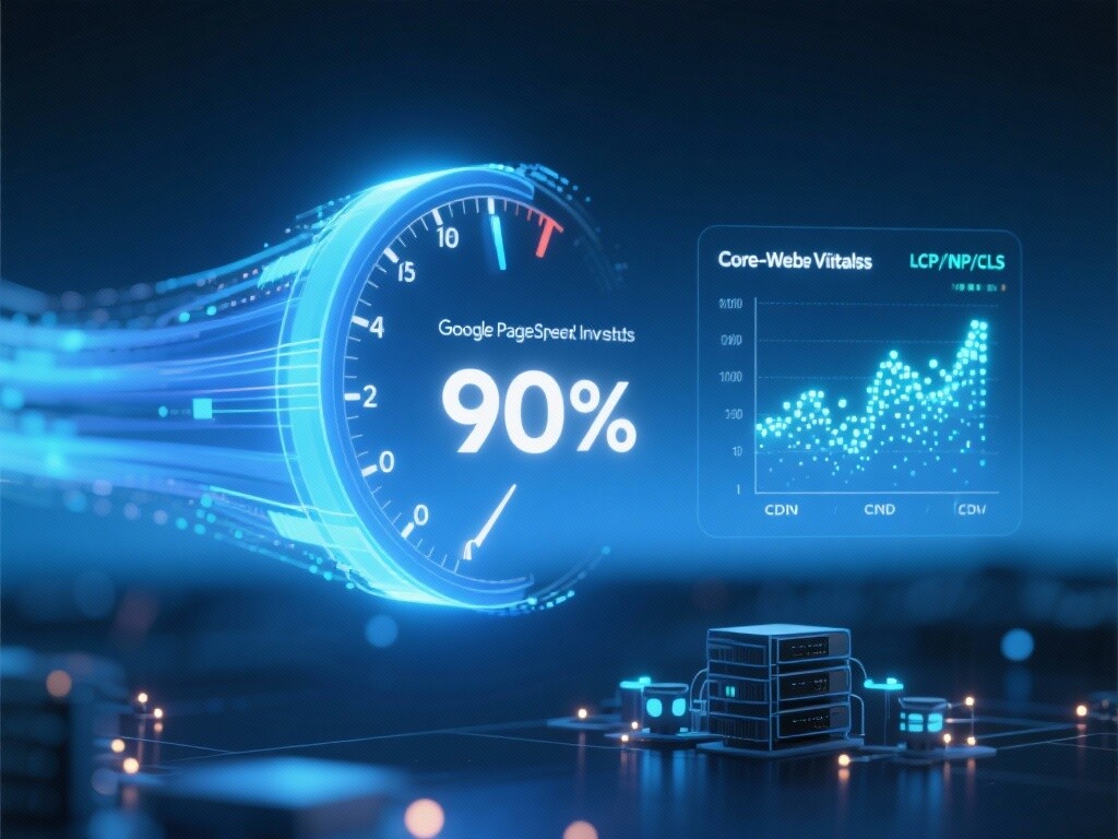 웹사이트 로딩 속도 최적화 서비스: Core Web Vitals를 위한 성능 엔지니어링, 순위와 전환율의 이중 폭발을 실현하세요!