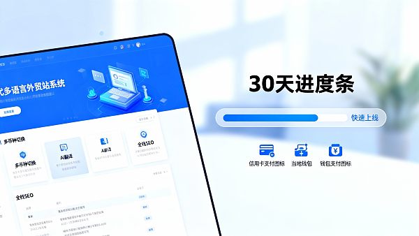 국경 간 해외 무역 웹사이트를 구축하기 위한 실용적인 가이드: 30일 이내에 현지 결제를 통해 판매 대금을 수령하는 방법은 무엇인가요?