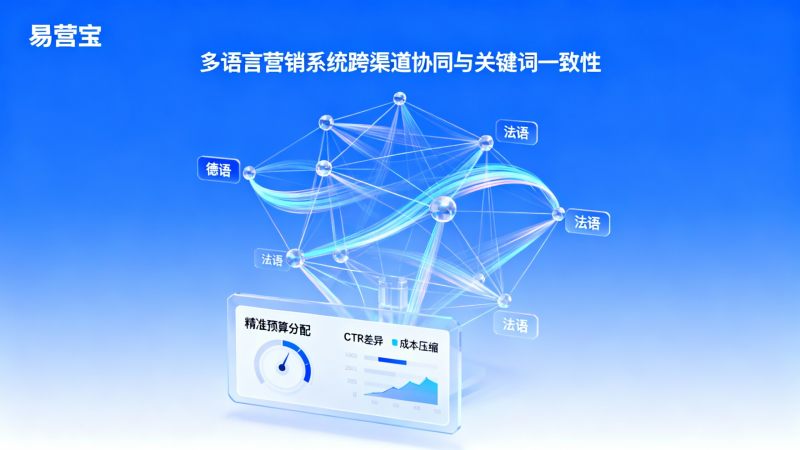 다국어 마케팅 시스템 가격 선택 방법——유럽 다국 광고 CTR 협업과 키워드 일관성을 위한 예산 배분 논리는 무엇인가?