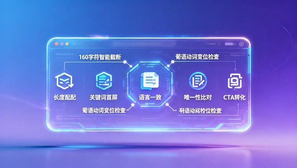 AI 웹사이트에서 SEO를 어떻게 최적화할까?【조작자 매뉴얼】메타 설명을 자동으로 채우는 5가지 필드 검증 로직