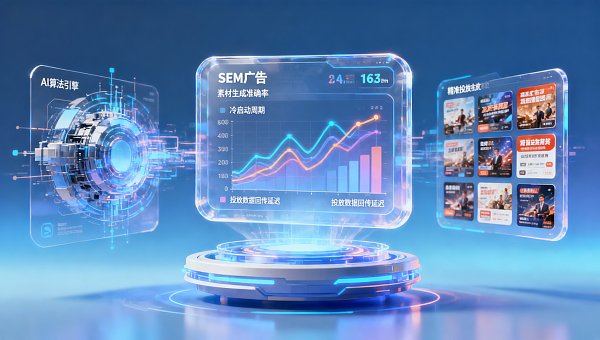 AI+SEM 광고 시스템 어느 것이 강력한가? 비교 측정 10대 매개변수: 냉기동 주기, 소재 생성 정확도, 투자 데이터 회신 지연