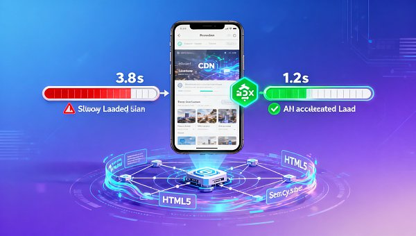 AI 웹사이트 가속 기술로 사용자 경험 향상 및 효율 최적화 — 92%의 기업이 모르는 모바일 첫 화면 렌더링 영향도가 PC보다 2.3배 높다는 사실