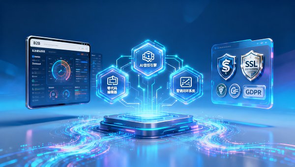 외贸B2B 웹사이트 솔루션 출시 후 30일 이내에 왜 73%의 고객 문의가 전환되지 않을까요? 핵심 문제는 언어가 아니라 신뢰 신호 체인의 단절에 있습니다