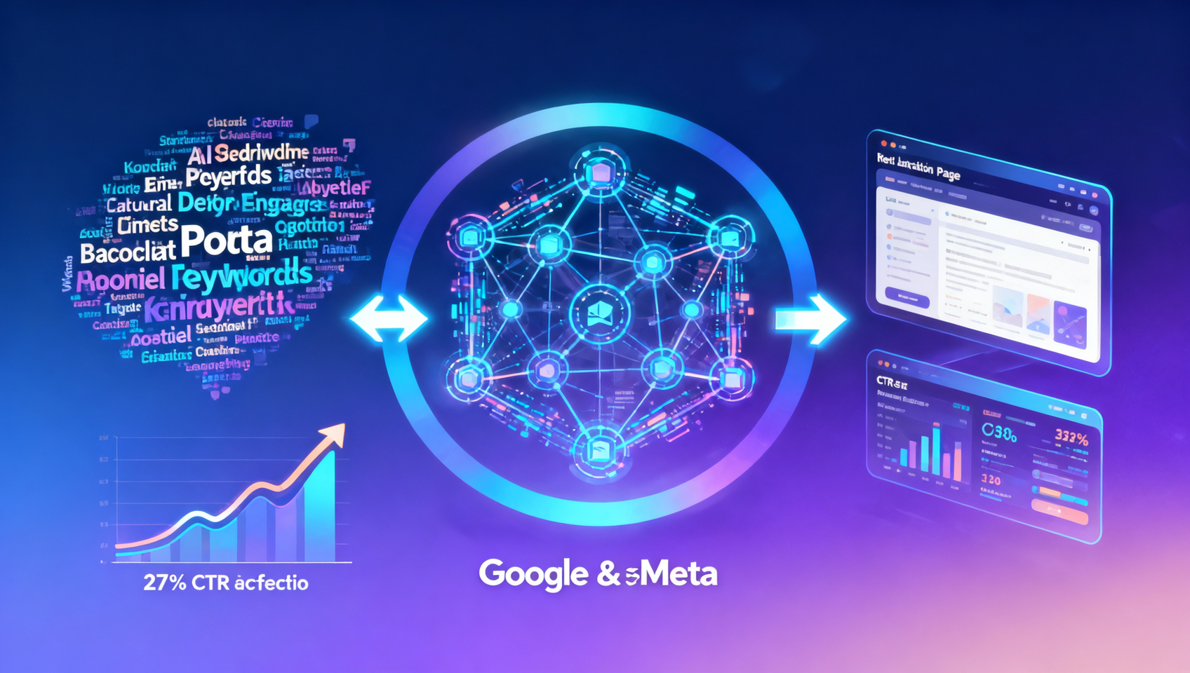 이잉보 광고 집행 효과 복기: 2026년 Google+Meta 듀얼 채널 CTR 27% 향상의 5가지 구성 포인트