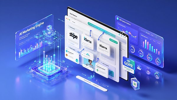 외貿 성장 아카데미｜Cross-border SaaS website builder 빠른 구축: 12개국 현지 결제+GDPR 사전 설정 템플릿 지원