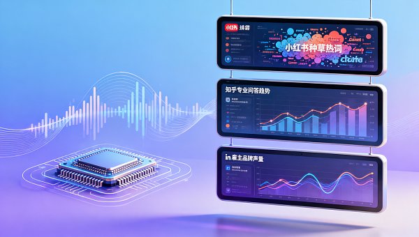 品牌声量提升服务是否监测小红书、知乎、LinkedIn三方平台？内容声量与搜索声量的权重分配建议