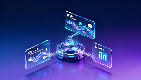 易营宝AI营销引擎怎么用才能覆盖全渠道？微信公众号+独立站+LinkedIn线索自动打标实录