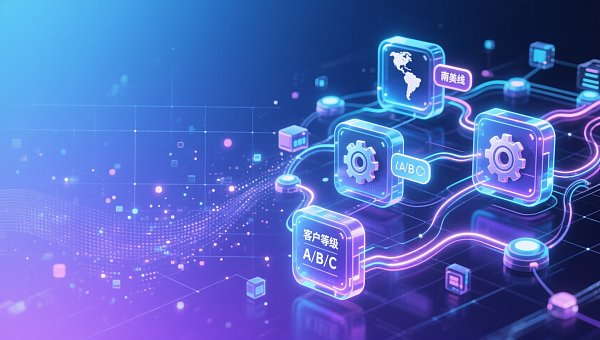 企业级自助建站系统功能中，B2B询盘自动分配规则怎么设？支持按区域、产品线、客户等级三级路由