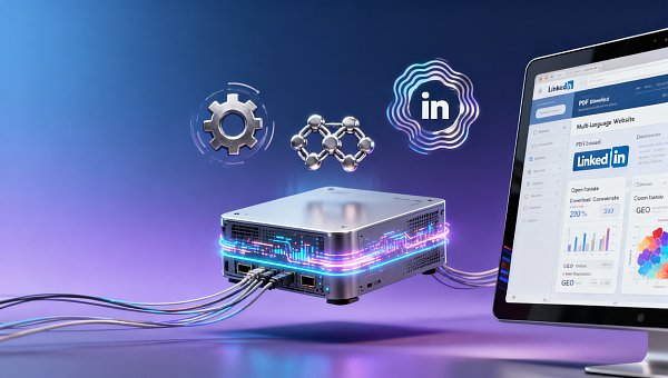 LinkedIn企业营销发布PDF文档链接，打开率比图文帖低68%，但下载转化率高3倍