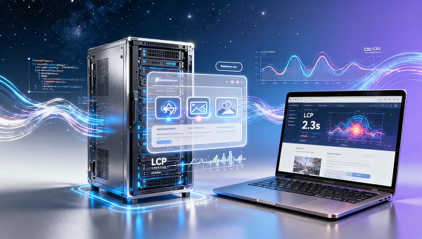 网站设计案例中‘微交互动效’过多，导致LCP指标超标，首屏加载延迟1