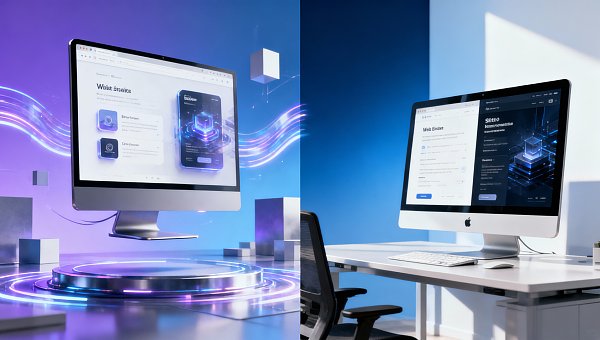 简约和科技感网站设计风格差在哪