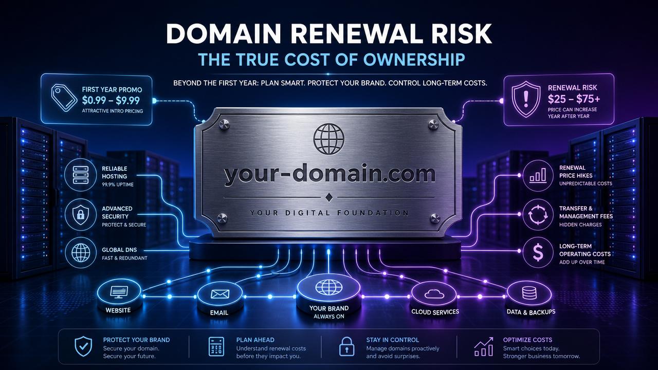 도메인 등록 할인 뒤에 숨은 갱신 리스크는 무엇인가