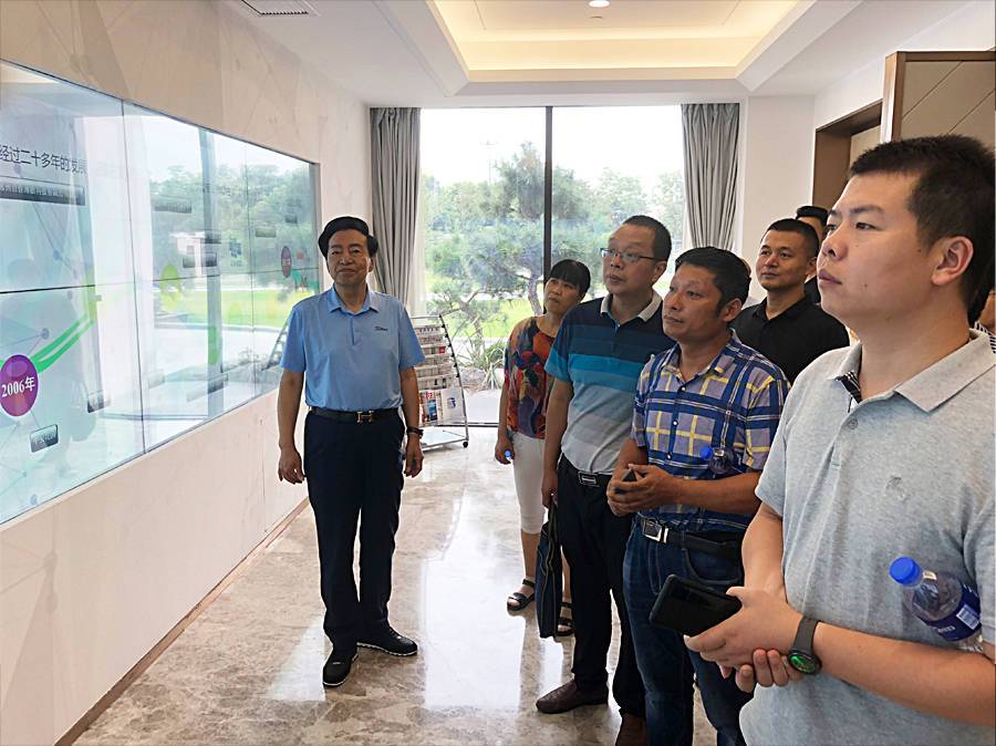 禮嘉片區鎮兩級人大代表蒞臨百興集團參觀指導
