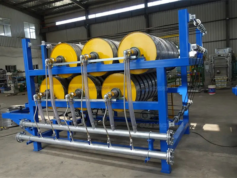 辊筒式橡胶冷却装置