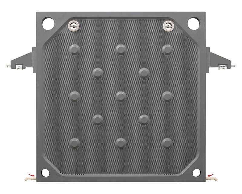 新型单室进料空气穿流水洗滤饼高性能自动脱饼滤板单角进