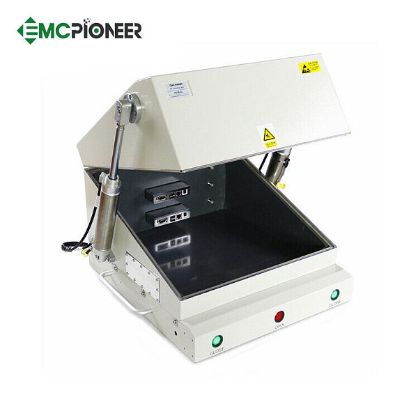 Pneumatic shielding box