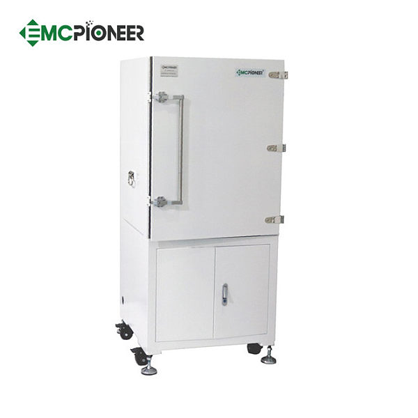 Shielded box with storage