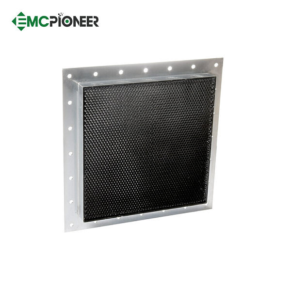 EMI shielding honeycomb vent
