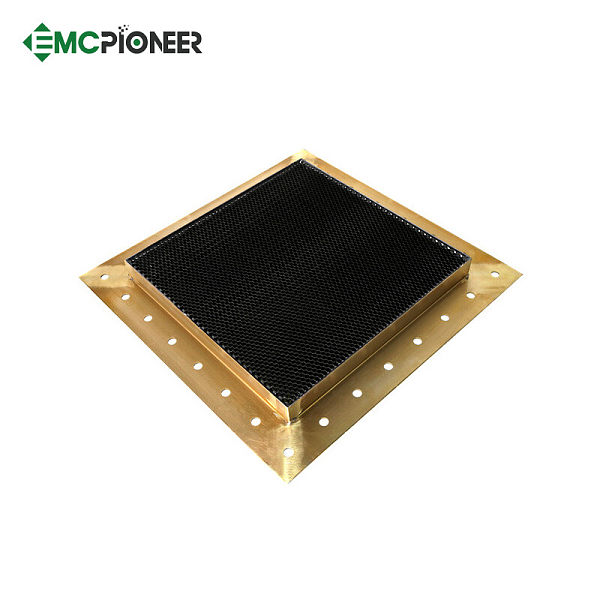 Brass honeycomb vent