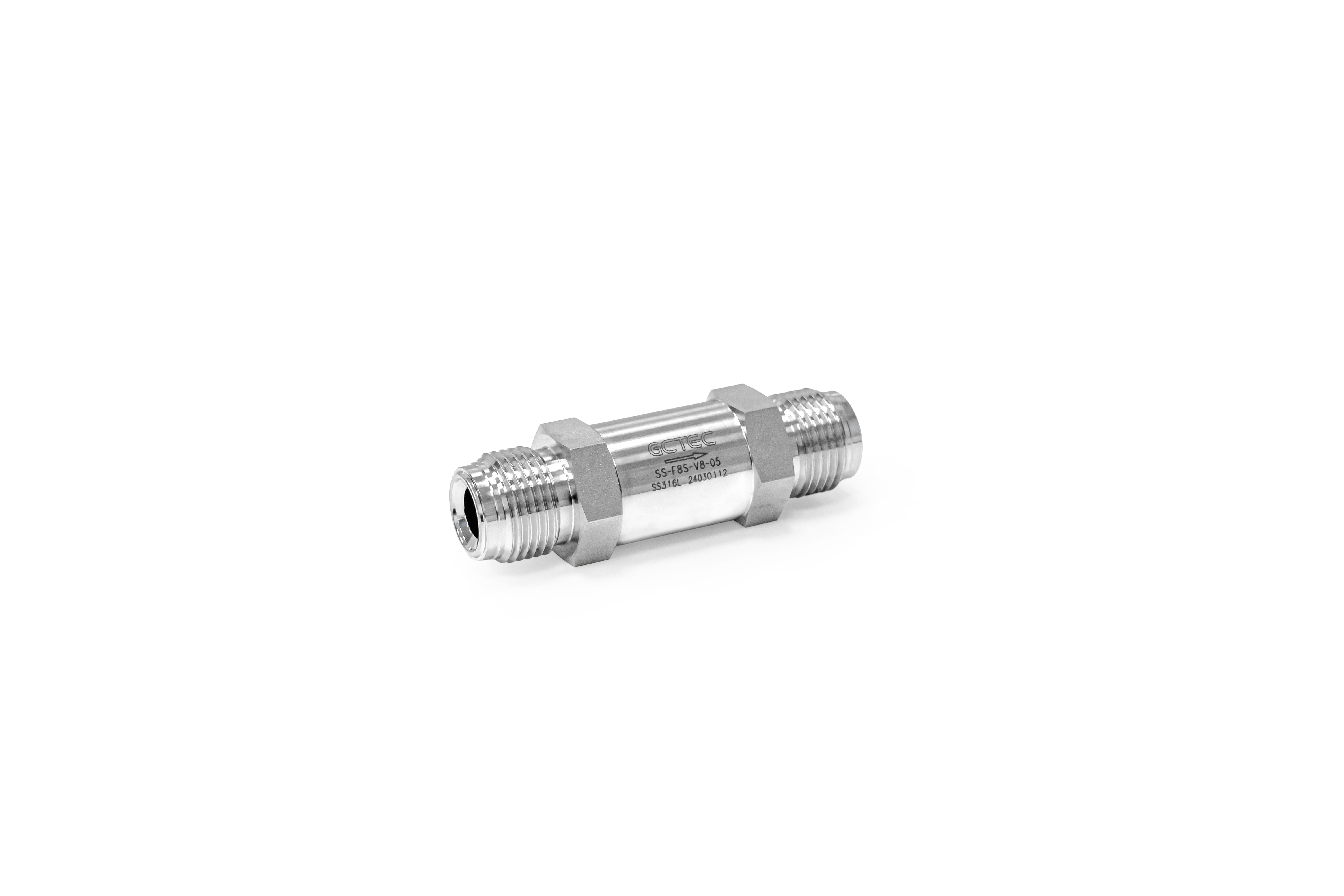 new good type Stainless Steel 316L Male Connection Straight Hygienic Straight-through filter