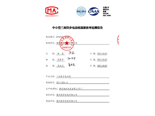 YE3-180L-4報(bào)告