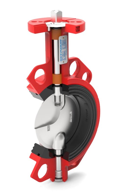 DN100对夹蝶阀解刨图.67