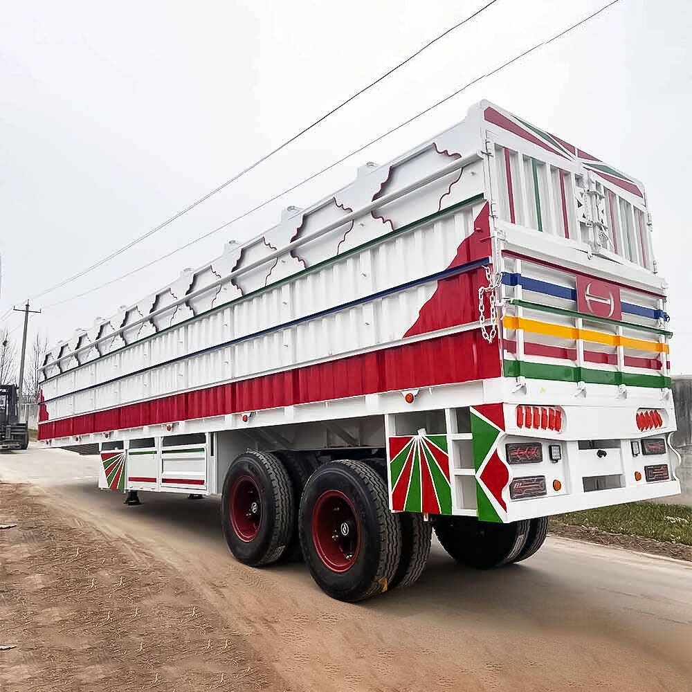 2 Axle 80 Ton Box Semi Trailer