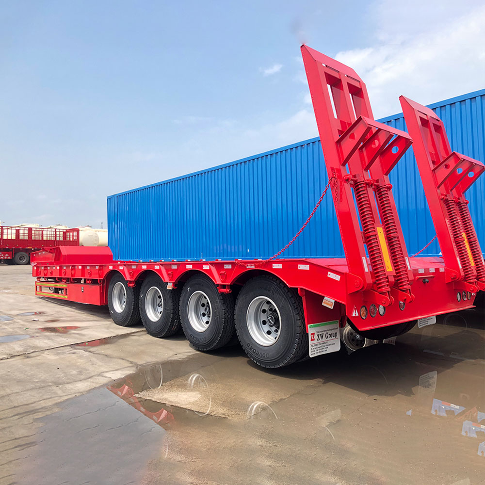 4 Axle 100Ton Lowbed trailer