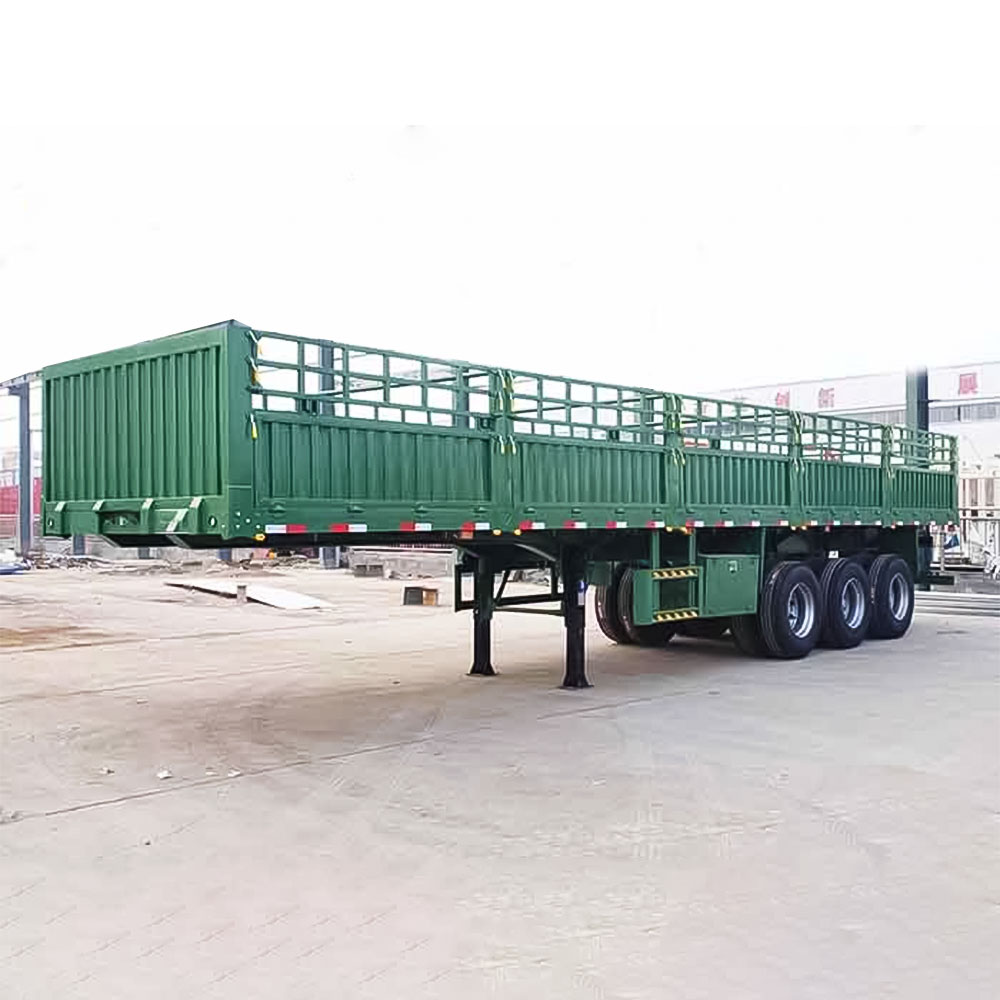 Tri Axle Drop Sidewall Semi Trailer